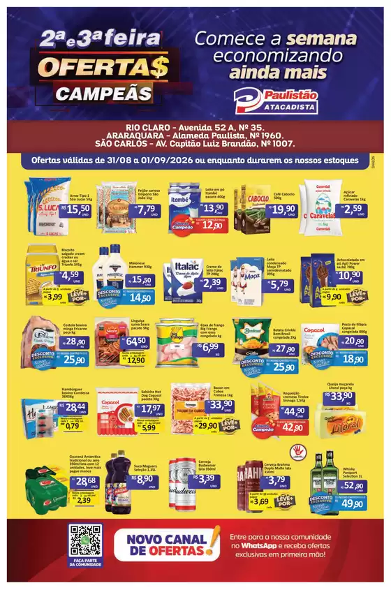 Catálogo Paulistão Atacadista | Promoções especiais em andamento | 2026-08-31T00:00:00.000Z - 2026-09-01T00:00:00.000Z