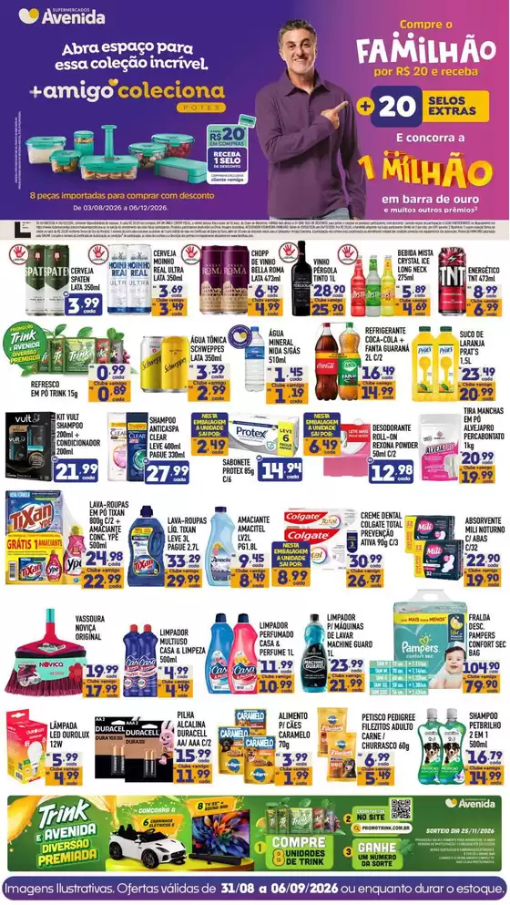 Catálogo Supermercados Avenida em Natal | Nossas melhores pechinchas | 2026-08-31T00:00:00.000Z - 2026-09-06T00:00:00.000Z