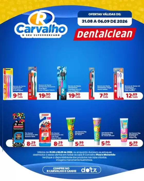Catálogo R Carvalho Supermercado | Dentalclean | 2026-08-31T00:00:00.000Z - 2026-09-06T00:00:00.000Z