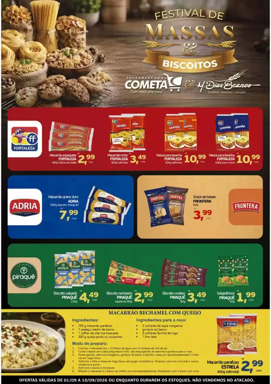 Catálogo Cometa Supermercados | Em parceria com M Dias e Lactalis | 2026-09-01T00:00:00.000Z - 2026-09-10T00:00:00.000Z