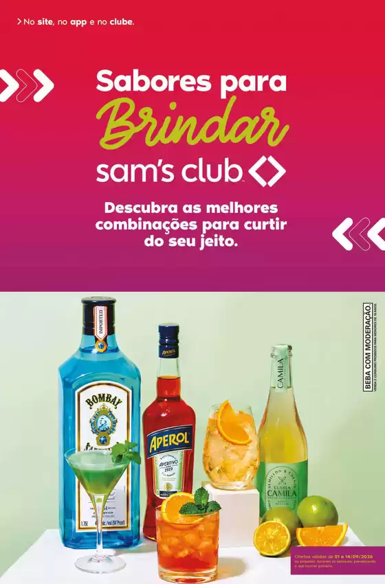 Catálogo Sam's Club | OFERTAS SABORES PARA BRINDAR | 2026-09-01T00:00:00.000Z - 2026-09-14T00:00:00.000Z