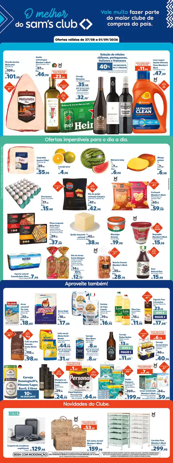 Catálogo Sam's Club | OFERTAS SEMANAL | 2026-08-27T00:00:00.000Z - 2026-09-01T00:00:00.000Z