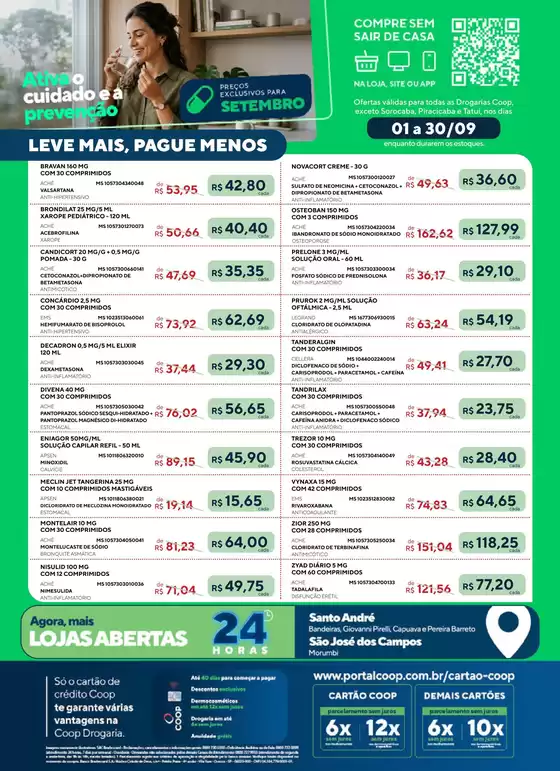 Catálogo Coop | Coop Medicamentos Com Receita 01 a 30.09 ABCDMR E SJC | 2026-09-01T00:00:00.000Z - 2026-09-30T00:00:00.000Z