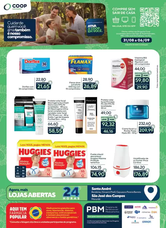 Catálogo Coop | Coop Drogaria 31.08 A 06.09 INTERNAS ABCDMR E SJC | 2026-08-31T00:00:00.000Z - 2026-09-06T00:00:00.000Z