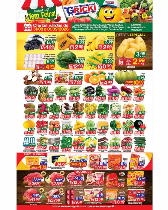 Catálogo Supermercados Gricki | Encarte Supermercados Gricki | 2026-08-31T00:00:00.000Z - 2026-09-01T00:00:00.000Z