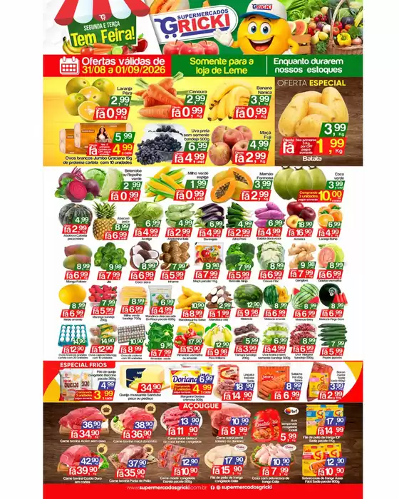 Catálogo Supermercados Gricki | Nossas melhores ofertas para você | 2026-08-31T00:00:00.000Z - 2026-09-01T00:00:00.000Z