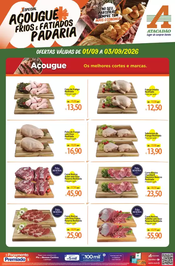 Catálogo Atacadão | Atacadão - Açougue / Padaria / Frios e Fatiados | 2026-09-01T00:00:00.000Z - 2026-09-03T00:00:00.000Z