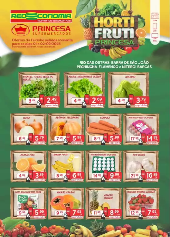 Catálogo Princesa Supermercados | Feirinha G1 - 01 e 02/09 | 2026-09-01T00:00:00.000Z - 2026-09-03T00:00:00.000Z