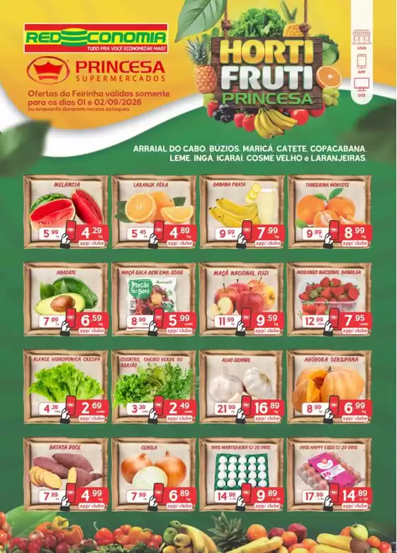 Catálogo Princesa Supermercados | Feirinha G2 - 01 e 02/09 | 2026-09-01T00:00:00.000Z - 2026-09-03T00:00:00.000Z