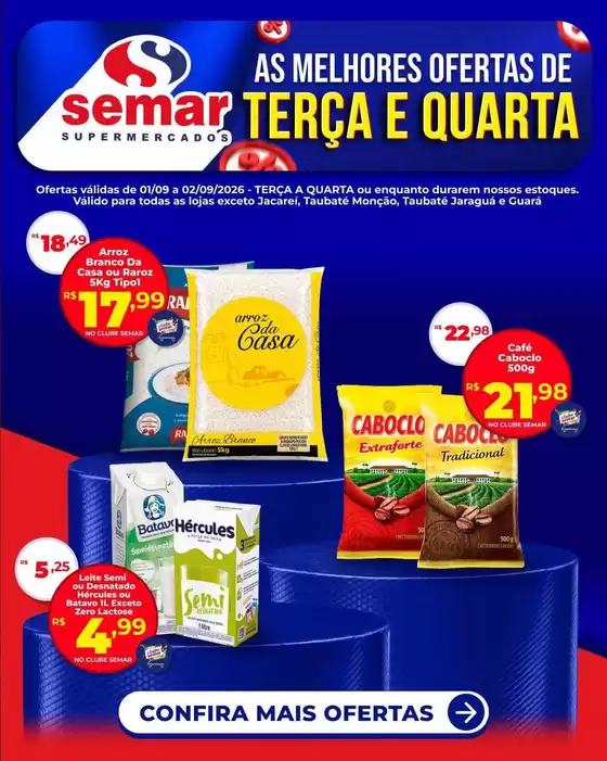 Catálogo Semar Supermercado | Ofertas especiais atraentes para todos | 2026-09-01T00:00:00.000Z - 2026-09-02T00:00:00.000Z