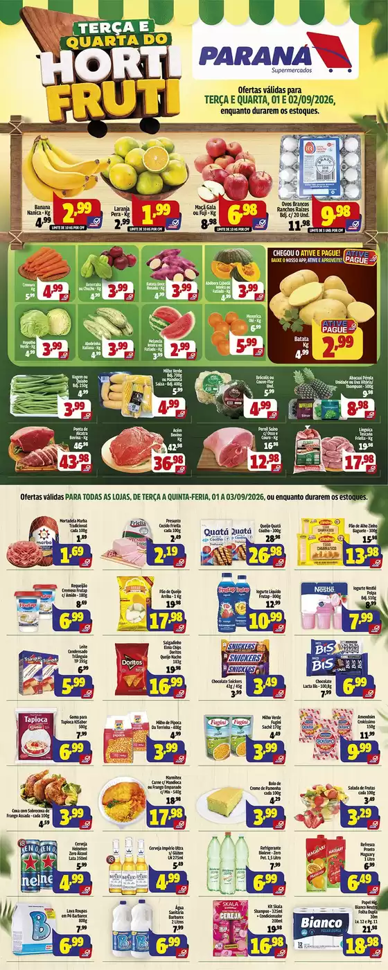 Catálogo Paraná Supermercados | Nossas melhores pechinchas | 2026-09-01T00:00:00.000Z - 2026-09-03T00:00:00.000Z