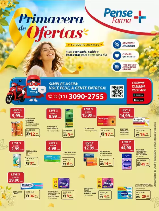 Catálogo Pense Farma | Encarte Pense Farma | 2026-09-01T00:00:00.000Z - 2026-09-30T00:00:00.000Z
