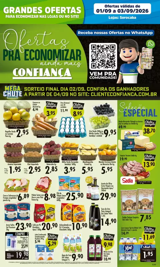 Catálogo Confiança Supermercados | Tabloide sorocaba 0109 2026 WPP | 2026-09-01T00:00:00.000Z - 2026-09-03T00:00:00.000Z