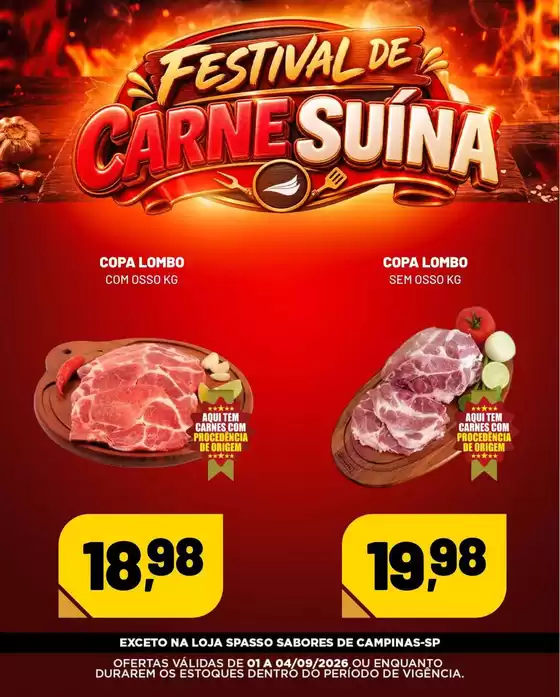 Catálogo Spasso Sabores | Economize agora com nossas ofertas | 2026-09-01T00:00:00.000Z - 2026-09-04T00:00:00.000Z