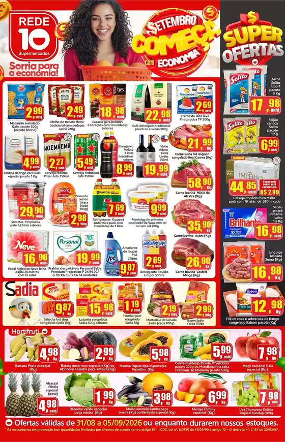 Catálogo Rede 10 | Nossas melhores ofertas para você | 2026-09-01T00:00:00.000Z - 2026-09-05T00:00:00.000Z