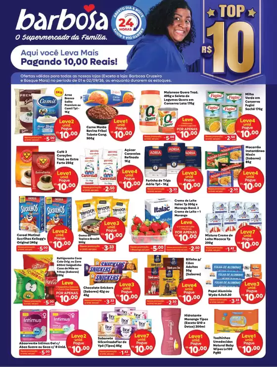 Catálogo Barbosa Supermercados | Top 10 | 2026-09-01T00:00:00.000Z - 2026-09-02T00:00:00.000Z