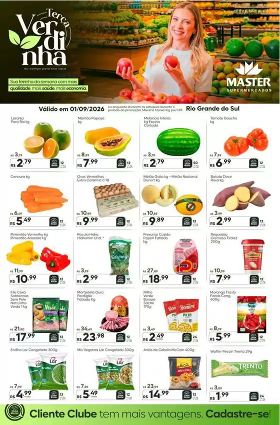 Catálogo Master Supermercados em Santo Amaro da Imperatriz | Terca verdinha | 2026-09-01T00:00:00.000Z - 2026-09-01T00:00:00.000Z