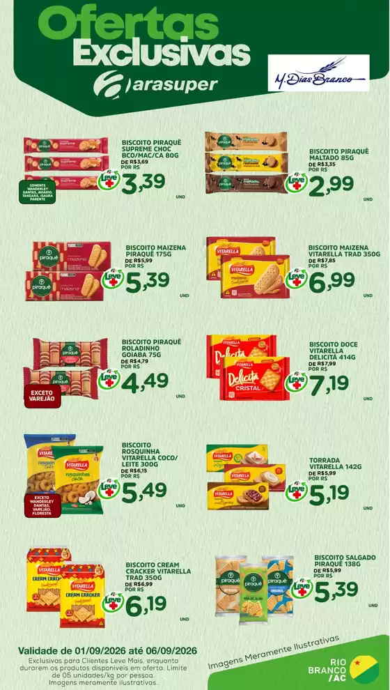 Catálogo Araújo Supermercados | EXCLUSIVA M DIAS | 2026-09-01T00:00:00.000Z - 2026-09-06T00:00:00.000Z