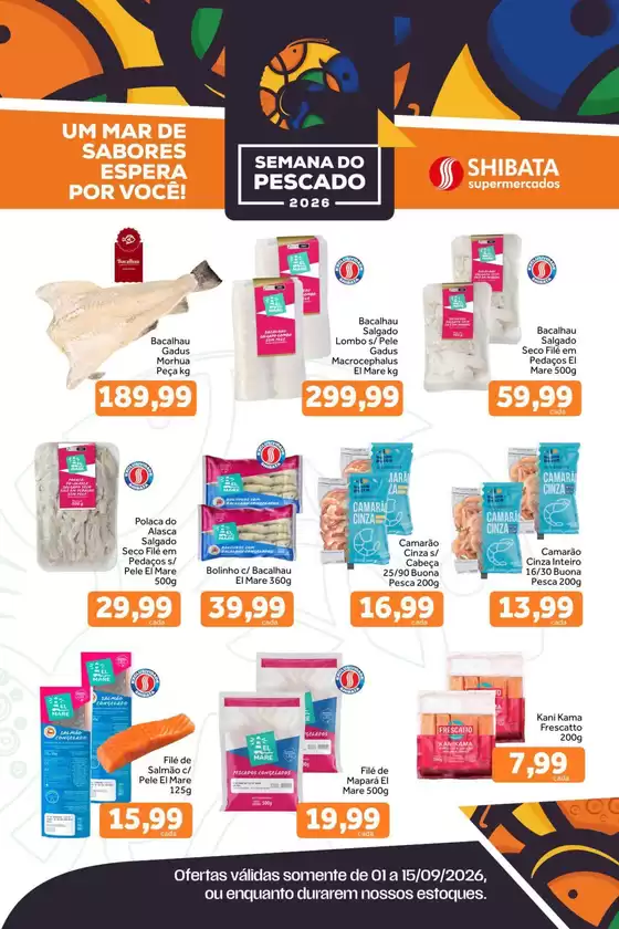 Catálogo Shibata Supermercados | Ofertas exclusivas | 2026-09-01T00:00:00.000Z - 2026-09-15T00:00:00.000Z