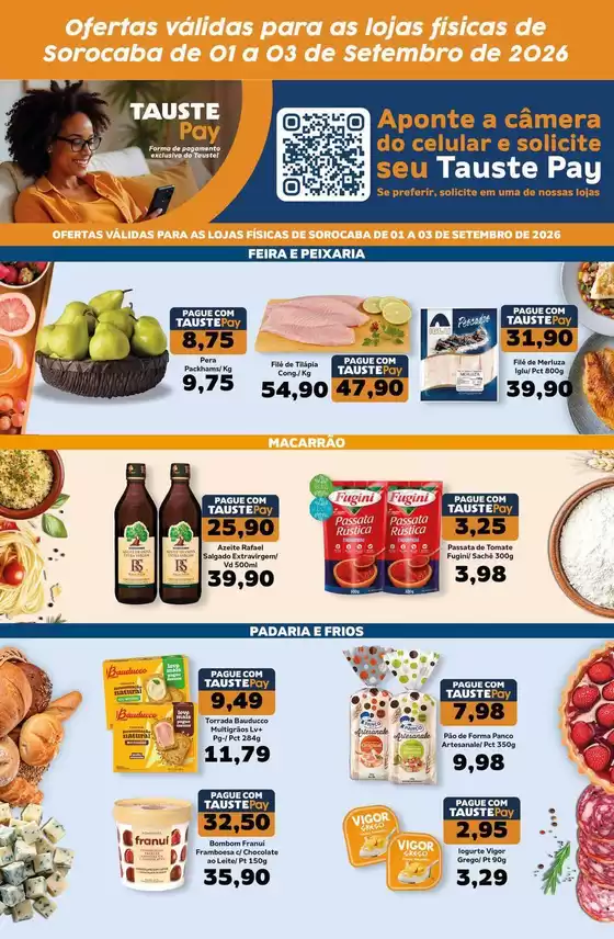 Catálogo Supermercados Tauste | Ofertas Tauste Pay Sorocaba | 2026-09-01T00:00:00.000Z - 2026-09-03T00:00:00.000Z