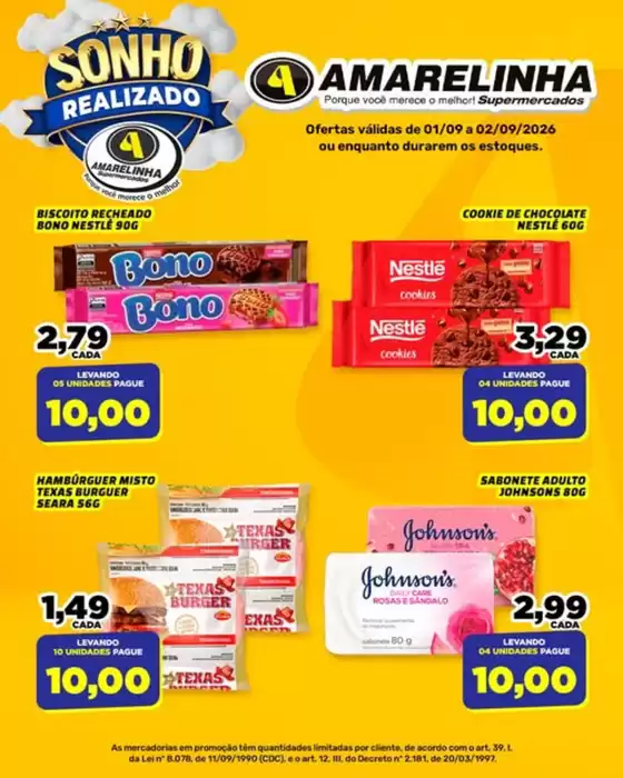 Catálogo Amarelinha Supermercados | Ofertas Especial | 2026-09-01T00:00:00.000Z - 2026-09-02T00:00:00.000Z