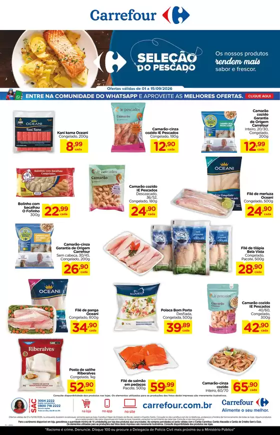 Catálogo Carrefour | Seleçâo do pescado ! | 2026-09-01T00:00:00.000Z - 2026-09-15T00:00:00.000Z