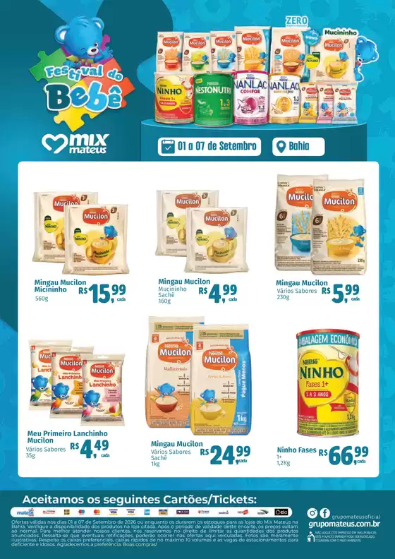 Catálogo Supermercados Mateus | Nestle | 2026-08-31T00:00:00.000Z - 2026-09-07T00:00:00.000Z