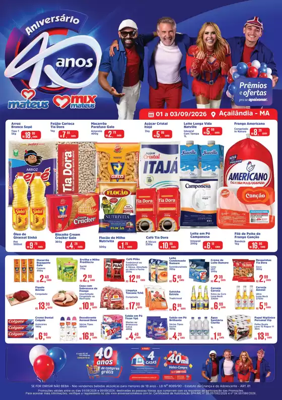 Catálogo Supermercados Mateus | Aniversario | 2026-08-31T00:00:00.000Z - 2026-09-03T00:00:00.000Z