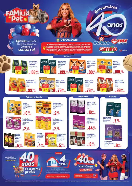 Catálogo Supermercados Mateus | Família Pet De Aniversario | 2026-08-31T00:00:00.000Z - 2026-09-01T00:00:00.000Z
