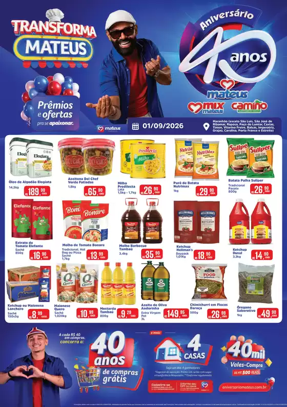 Catálogo Supermercados Mateus | Transforma mateus de Aniversario | 2026-08-31T00:00:00.000Z - 2026-09-01T00:00:00.000Z