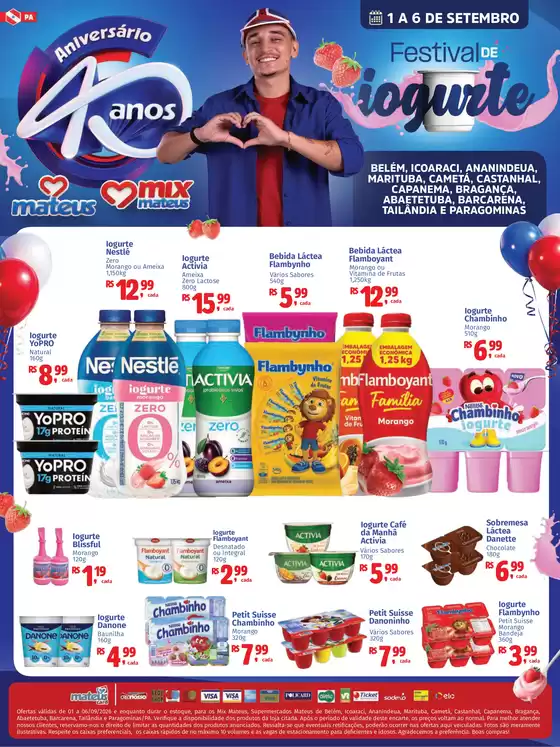Catálogo Supermercados Mateus | Festival de iogurtes | 2026-08-31T00:00:00.000Z - 2026-09-06T00:00:00.000Z