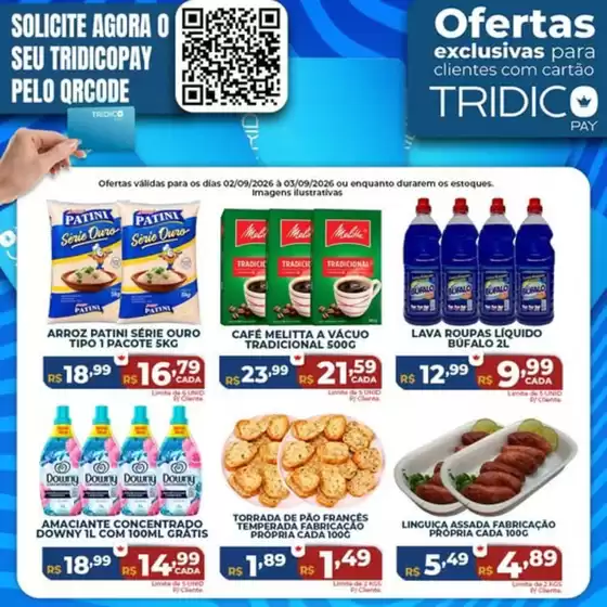 Catálogo Supermercados Tridico | Ofertas exclusivas | 2026-09-02T00:00:00.000Z - 2026-09-03T00:00:00.000Z