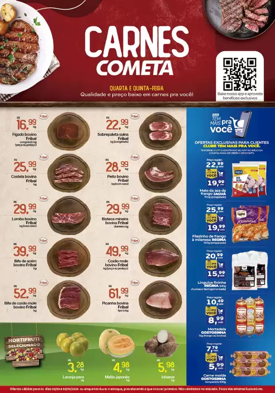 Catálogo Cometa Supermercados | CARNES | 2026-09-02T00:00:00.000Z - 2026-09-03T00:00:00.000Z