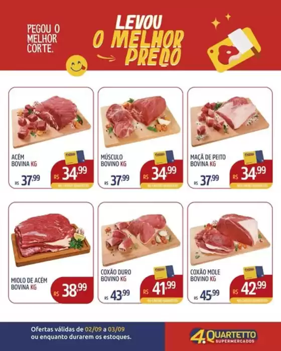 Catálogo Quartetto Supermercados | Ofertas | 2026-09-02T00:00:00.000Z - 2026-09-03T00:00:00.000Z