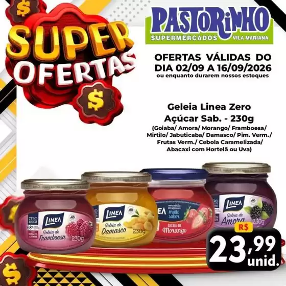 Catálogo Supermercado Pastorinho | Ofertas especiais para você | 2026-09-02T00:00:00.000Z - 2026-09-16T00:00:00.000Z