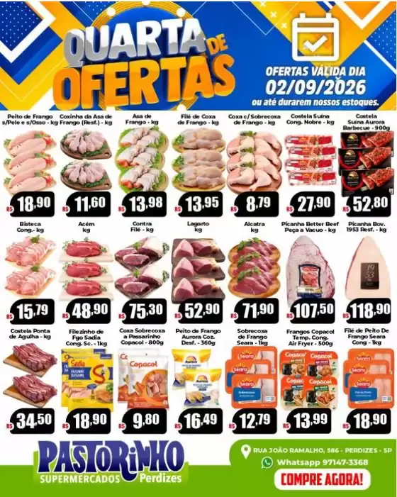 Catálogo Supermercado Pastorinho | Pechinchas e ofertas atuais | 2026-09-02T00:00:00.000Z - 2026-09-02T00:00:00.000Z