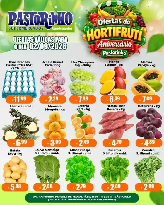Catálogo Supermercado Pastorinho | Promoções especiais em andamento | 2026-09-02T00:00:00.000Z - 2026-09-02T00:00:00.000Z