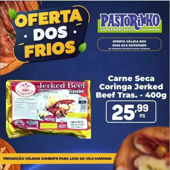 Catálogo Supermercado Pastorinho | Ótima oferta para caçadores de pechinchas | 2026-09-02T00:00:00.000Z - 2026-09-03T00:00:00.000Z