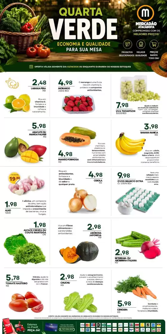 Catálogo Mercadão Atacadista | Ofertas especiais atraentes para todos | 2026-09-02T00:00:00.000Z - 2026-09-02T00:00:00.000Z