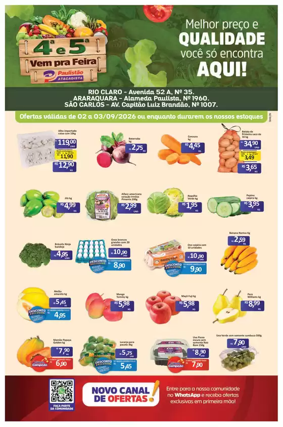 Catálogo Paulistão Atacadista | Economize agora com nossas ofertas | 2026-09-02T00:00:00.000Z - 2026-09-03T00:00:00.000Z