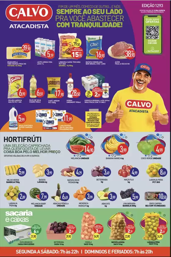 Catálogo Calvo Atacadista | Ótima oferta para caçadores de pechinchas | 2026-08-31T00:00:00.000Z - 2026-09-26T00:00:00.000Z