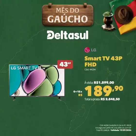 Catálogo Deltasul em Suzano | Melhores ofertas para todos os caçadores de pechinchas | 2026-09-19T00:00:00.000Z - 2026-09-19T00:00:00.000Z
