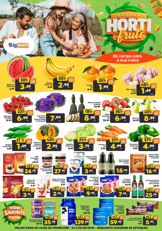 Catálogo Bigmart | Ótima oferta para caçadores de pechinchas | 2026-09-01T00:00:00.000Z - 2026-09-02T00:00:00.000Z