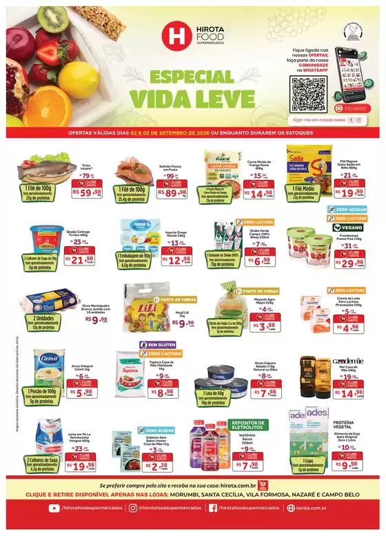Catálogo Hirota Food Supermercado | Especial Vida Leve 02 a 03 09 | 2026-09-02T00:00:00.000Z - 2026-09-03T00:00:00.000Z
