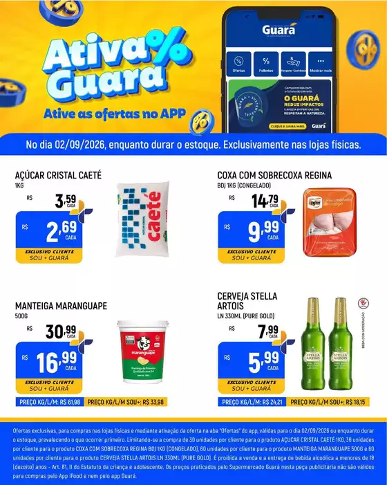 Catálogo Supermercado Guará | Ótima oferta para caçadores de pechinchas | 2026-09-02T00:00:00.000Z - 2026-09-02T00:00:00.000Z