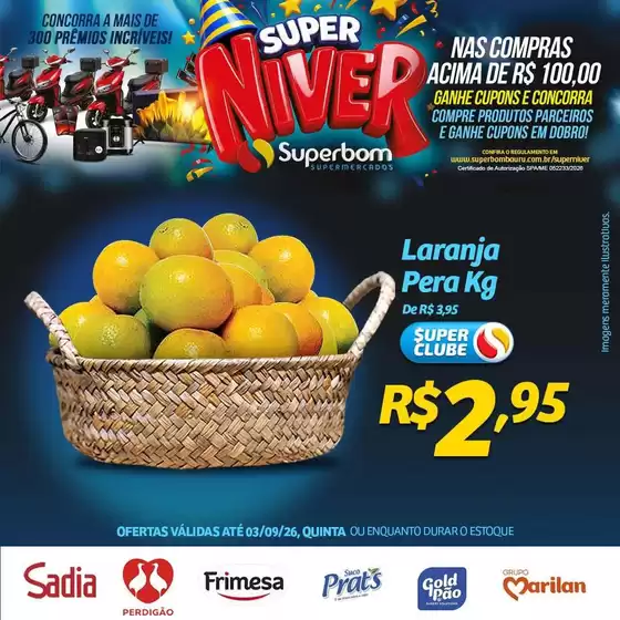 Catálogo Superbom Supermercados | Nossas melhores pechinchas | 2026-09-02T00:00:00.000Z - 2026-09-03T00:00:00.000Z