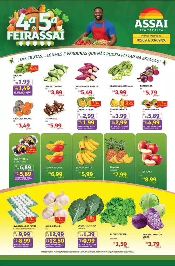 Catálogo Assaí Atacadista | Encarte Assaí Atacadista 171179-541 | 2026-09-02T00:00:00.000Z - 2026-09-03T00:00:00.000Z