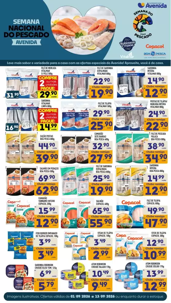 Catálogo Supermercados Avenida | Ótima oferta para caçadores de pechinchas | 2026-09-01T00:00:00.000Z - 2026-09-13T00:00:00.000Z
