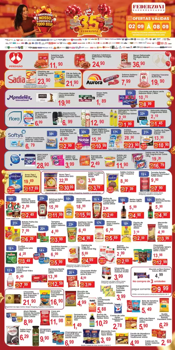 Catálogo Federzoni Supermercados | Ofertas exclusivas | 2026-09-02T00:00:00.000Z - 2026-09-08T00:00:00.000Z