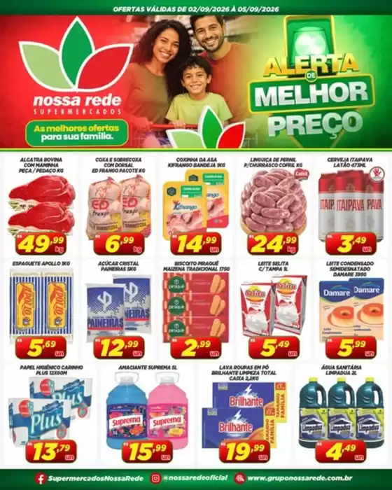 Catálogo Nossa Rede Supermercados | Ofertas | 2026-09-03T00:00:00.000Z - 2026-09-05T00:00:00.000Z